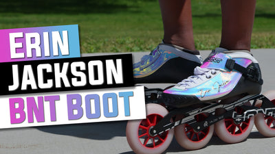 The limited edition Erin Jackson BNT boot