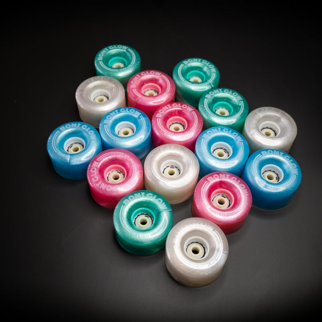 Glow Light Up LED Roller Skate Wheels Luminous Neon