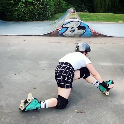 Park Skating On Roller Skates