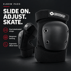 Adult and Youth Elbow Pads for Roller Skating, Derby, and Park