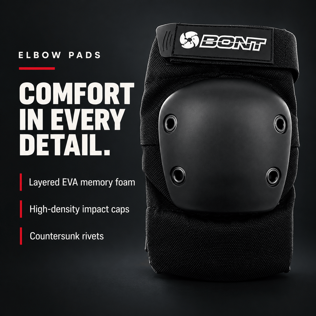 Adult and Youth Elbow Pads for Roller Skating, Derby, and Park