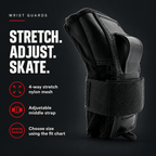 Adult Wrist Guards for Roller Skating, Derby, and Park