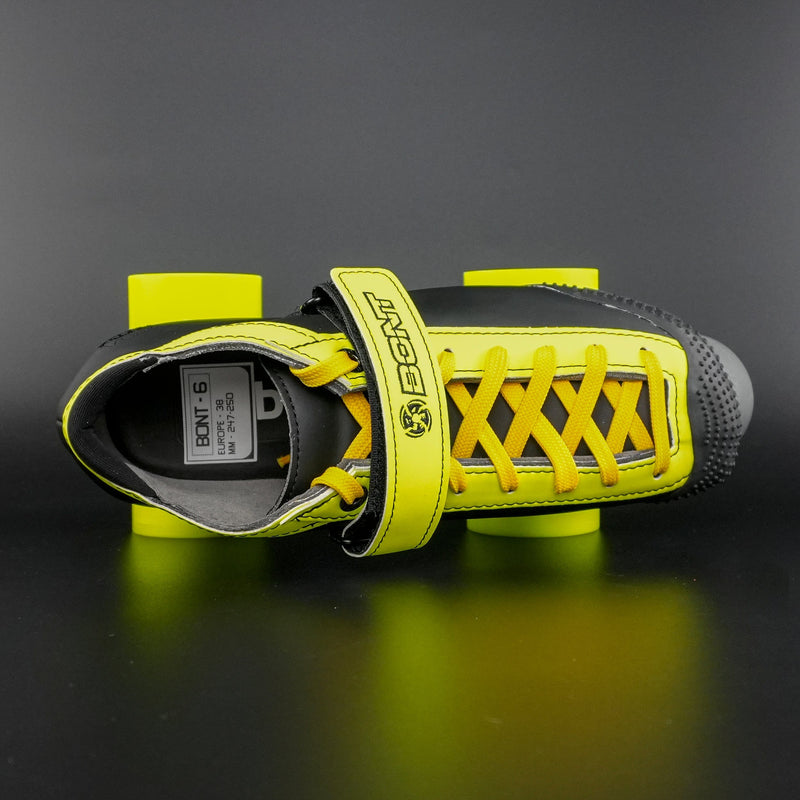 Top-down view of the limited edition skate showcasing fit and design