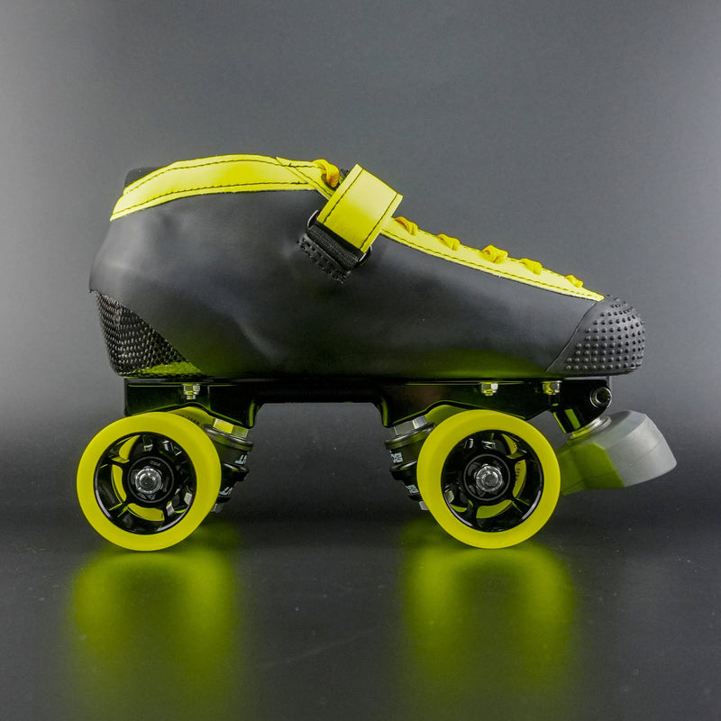 Close-up of the Hybrid Carbon boot showing carbon fiber construction