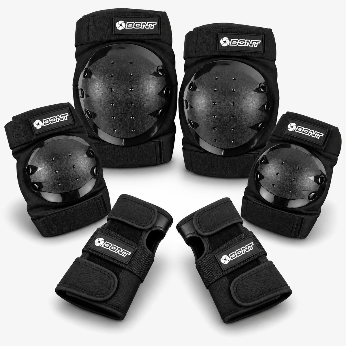 Bont Skate Protective Pads Set – Knee, Elbow & Wrist Guards for Derby & Park