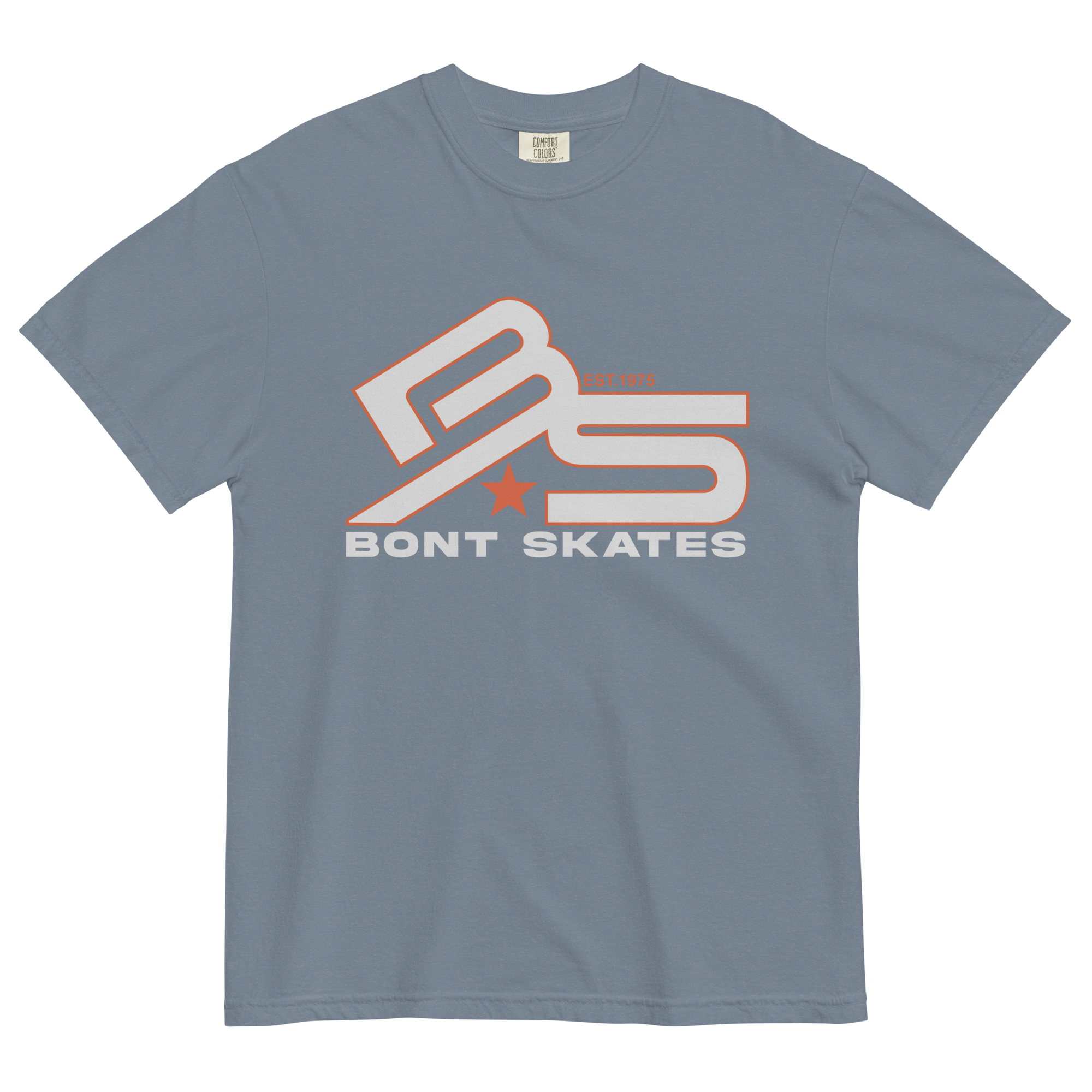 Bont unisex garment-dyed heavyweight BS logo t-shirt