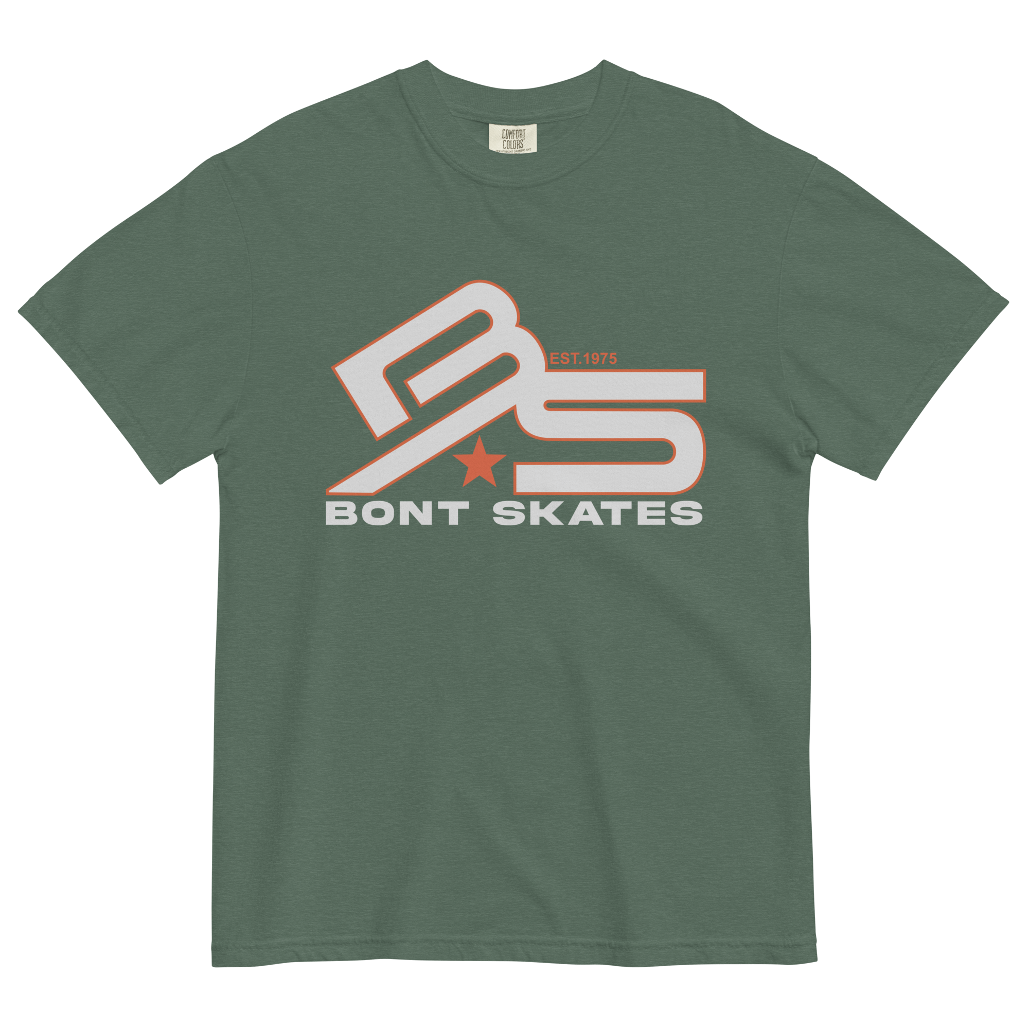 Bont unisex garment-dyed heavyweight BS logo t-shirt