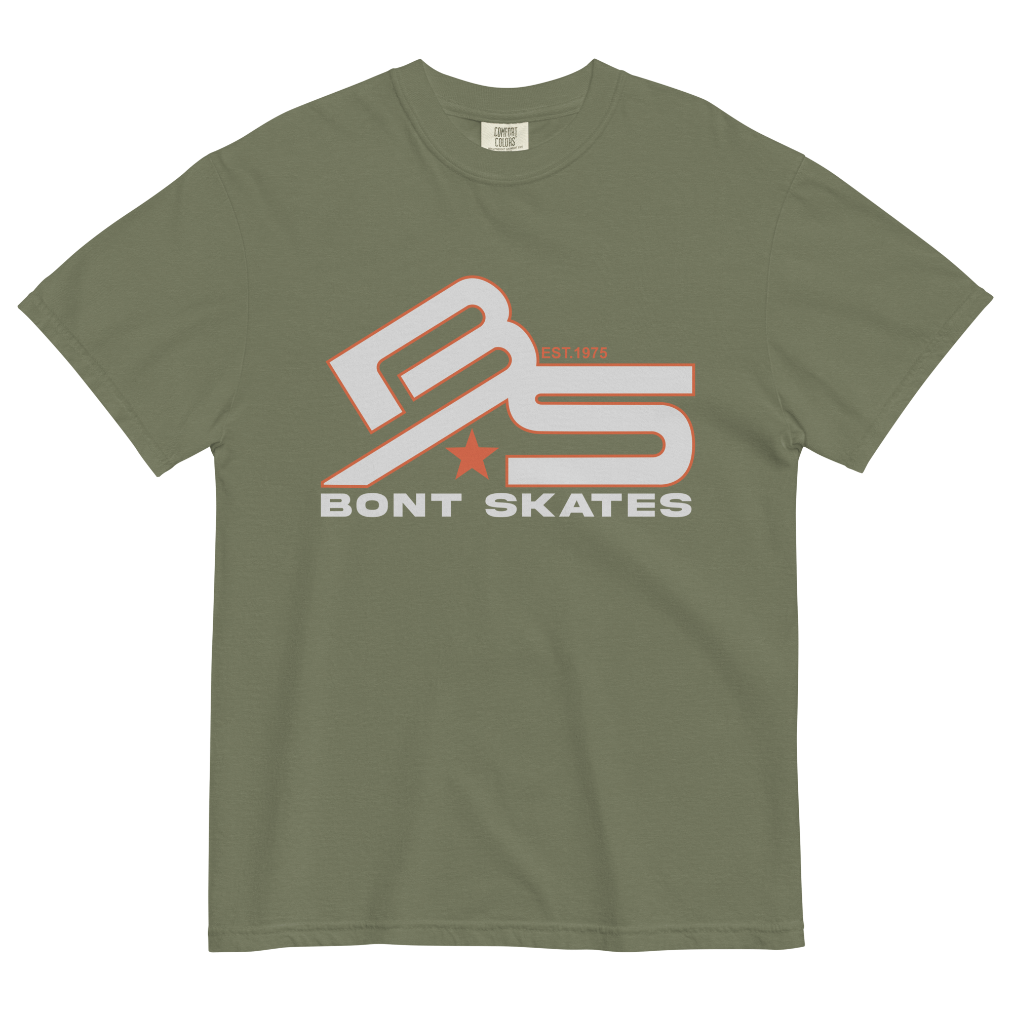 Bont unisex garment-dyed heavyweight BS logo t-shirt