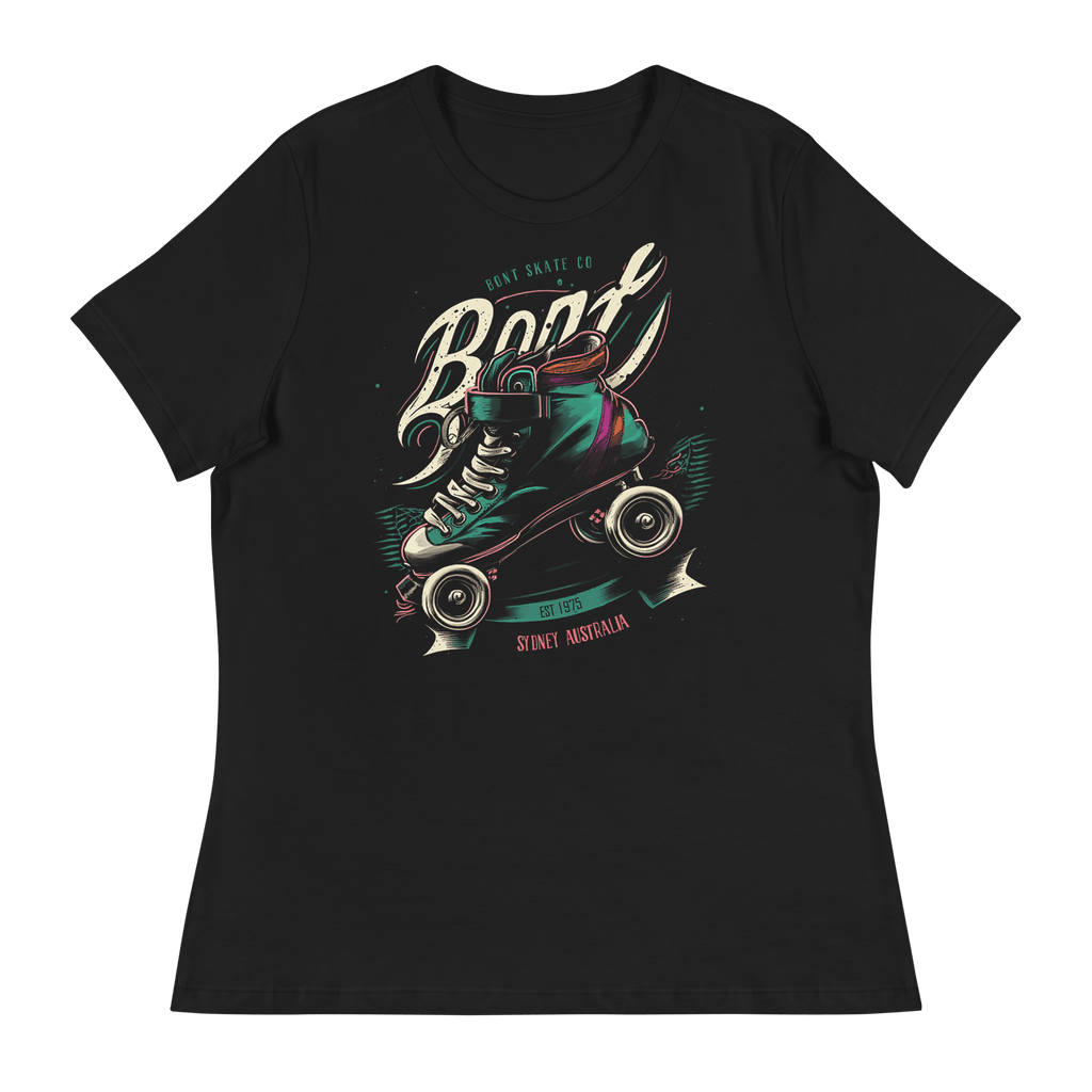 Bont women's relaxed retro roller t-shirt