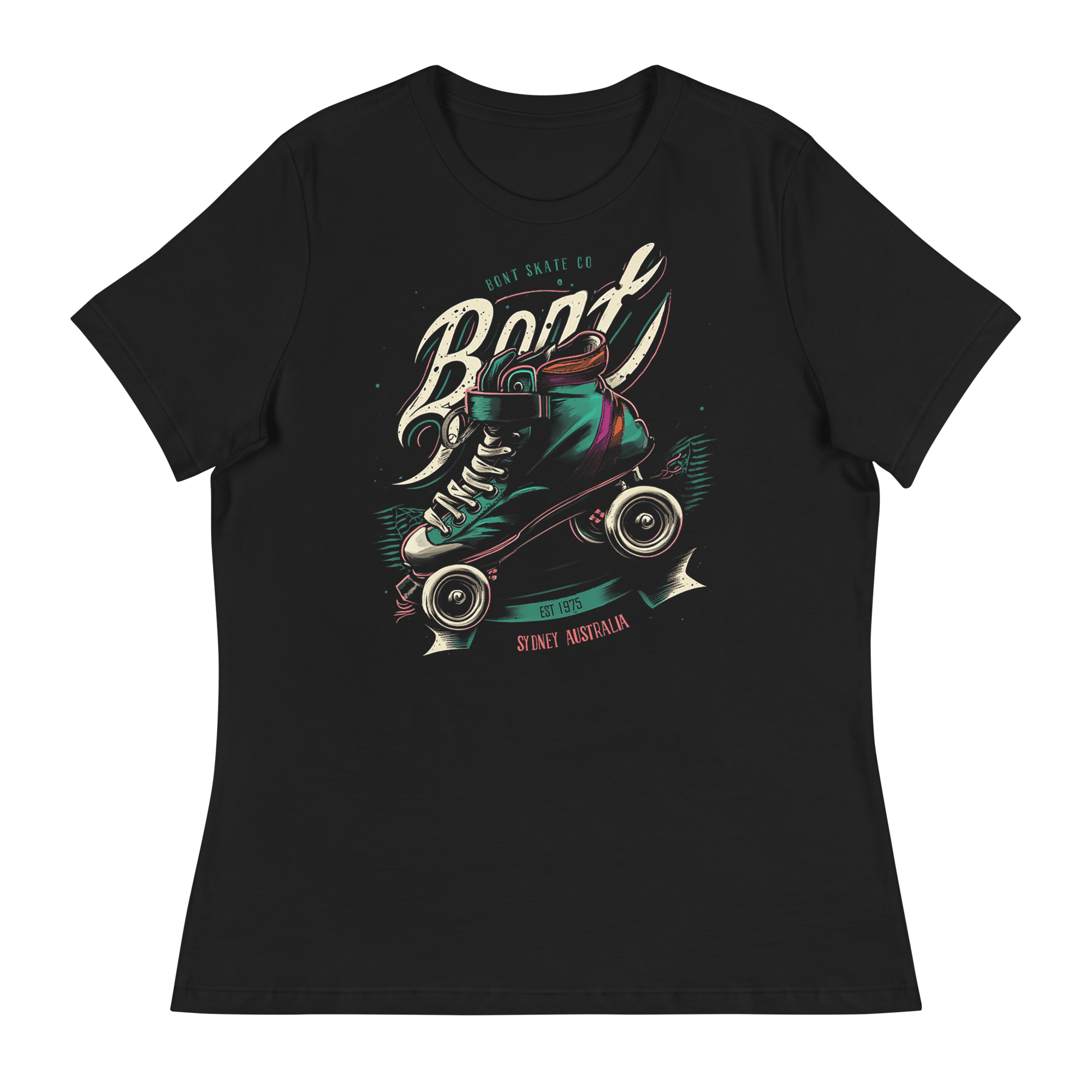 Bont women's relaxed retro roller t-shirt