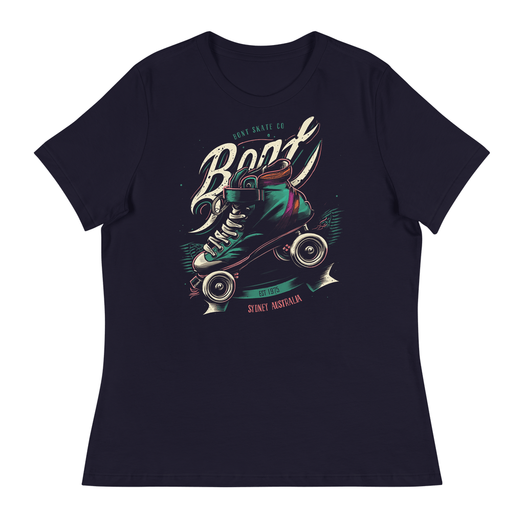 Bont women's relaxed retro roller t-shirt