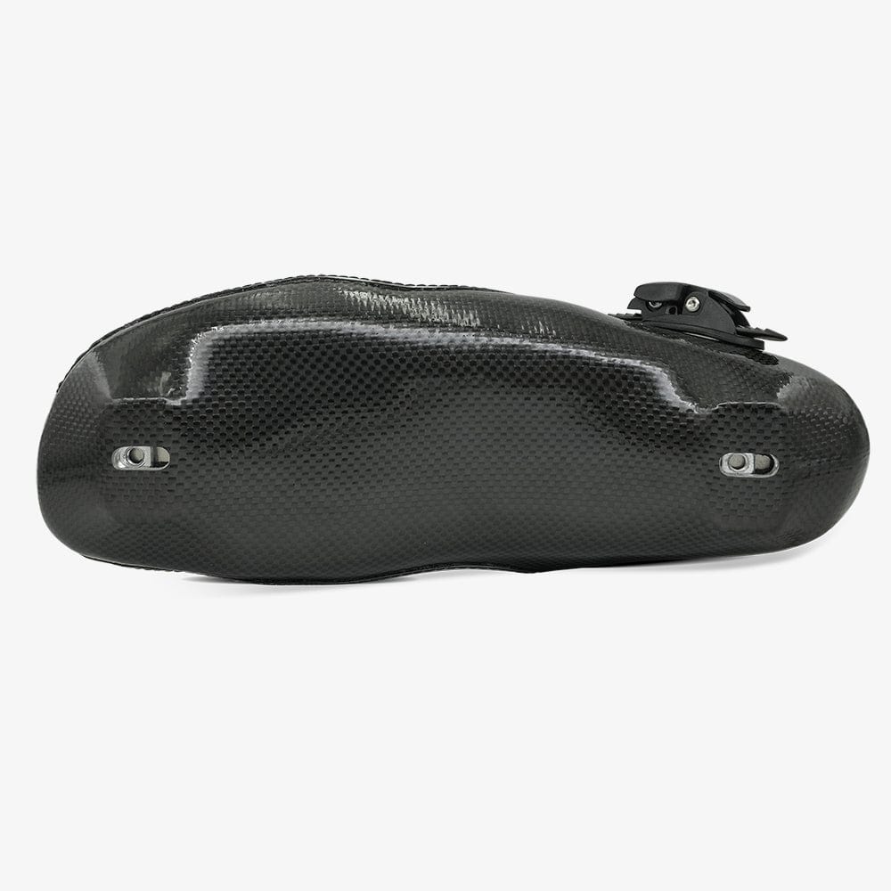 white-Close-up showing carbon fiber base and resin detail