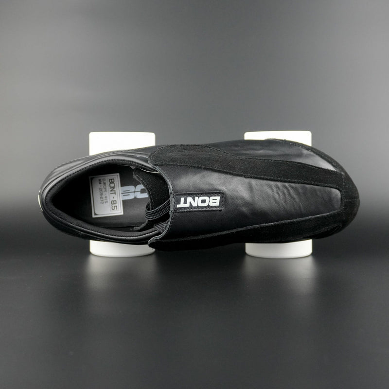 Top-down view showing integrated lace cover and U-shape fit