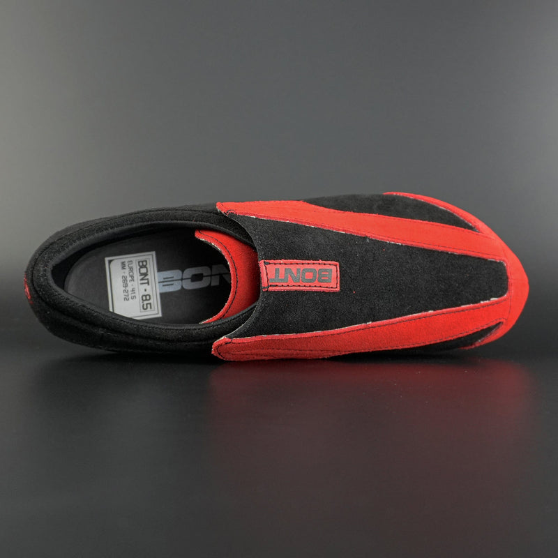 Top-down view showing integrated lace cover and U-shape fit