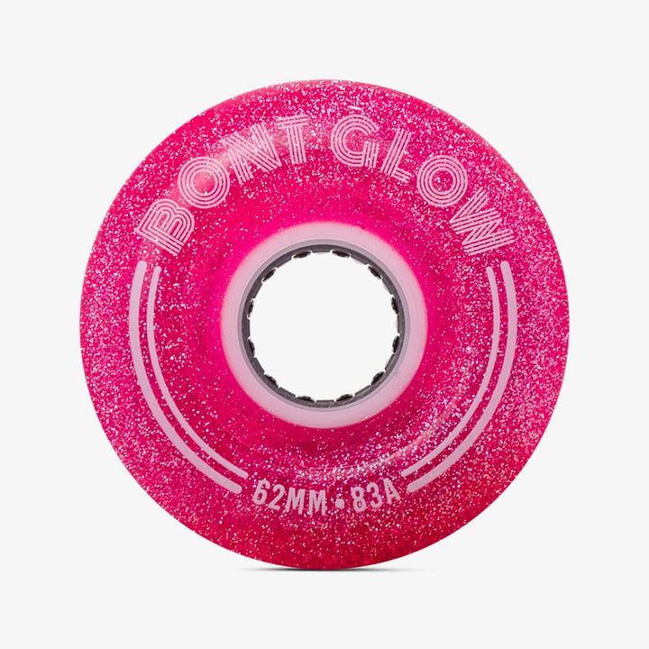 Bont Glow LED Roller Skate Wheels - 62x35mm 83A Light Up Wheels For Outdoor & Indoor Skating