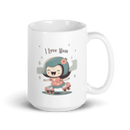 I Love Mom Roller Skate Mug