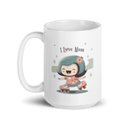 I Love Mom Roller Skate Mug