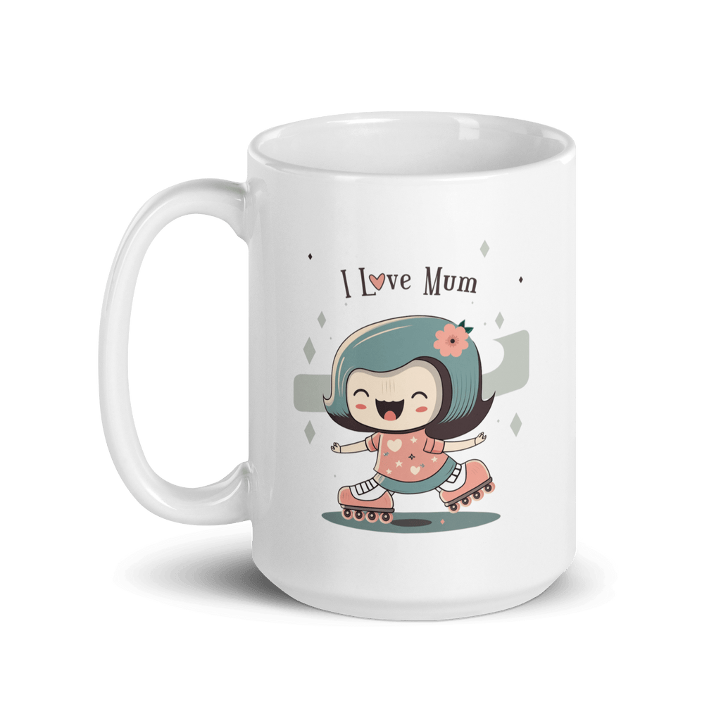 I Love Mum Inline Skate Mug