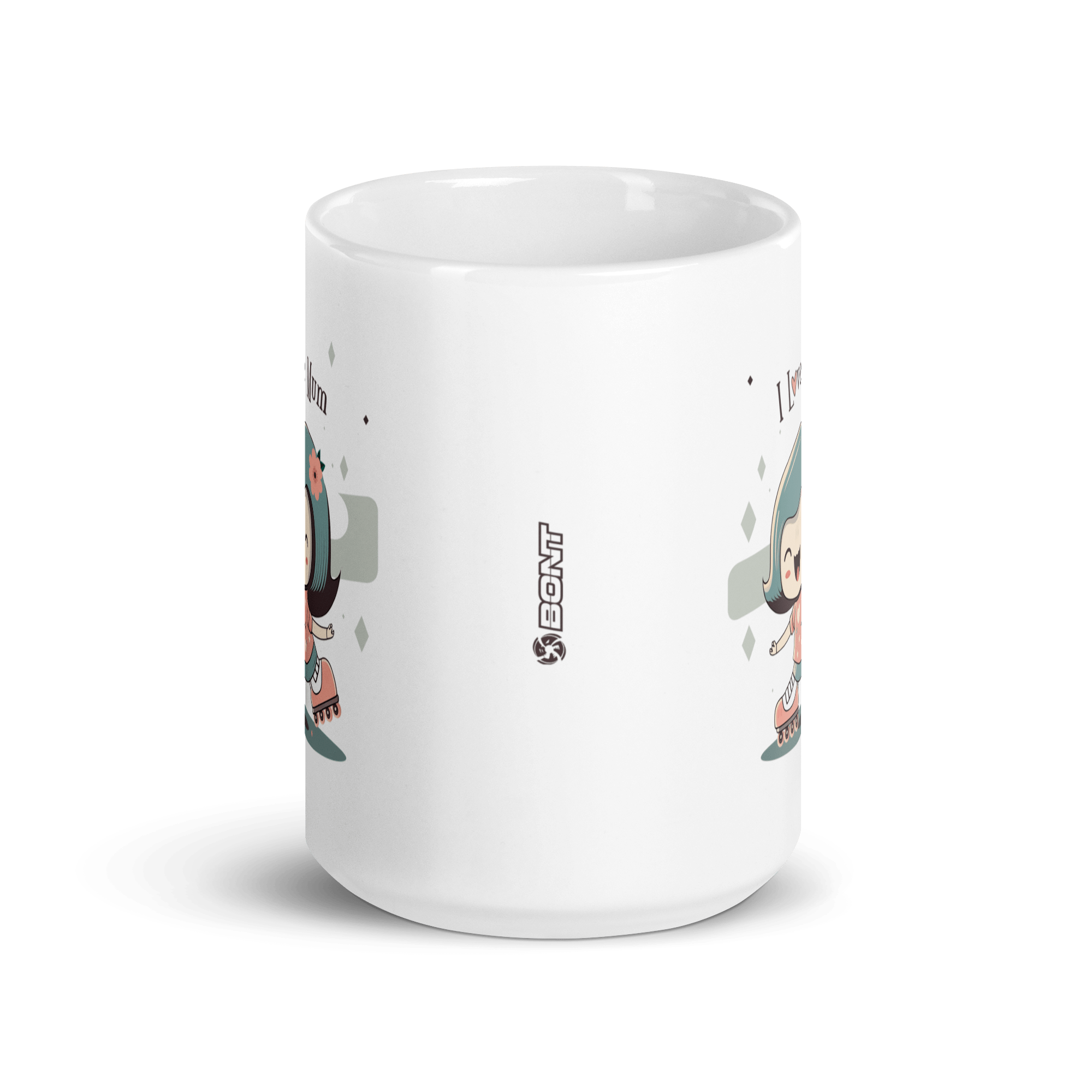 I Love Mum Inline Skate Mug