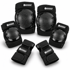 Kids Protective Pads Set: 6-Piece Knee, Elbow, and Wrist Guards
