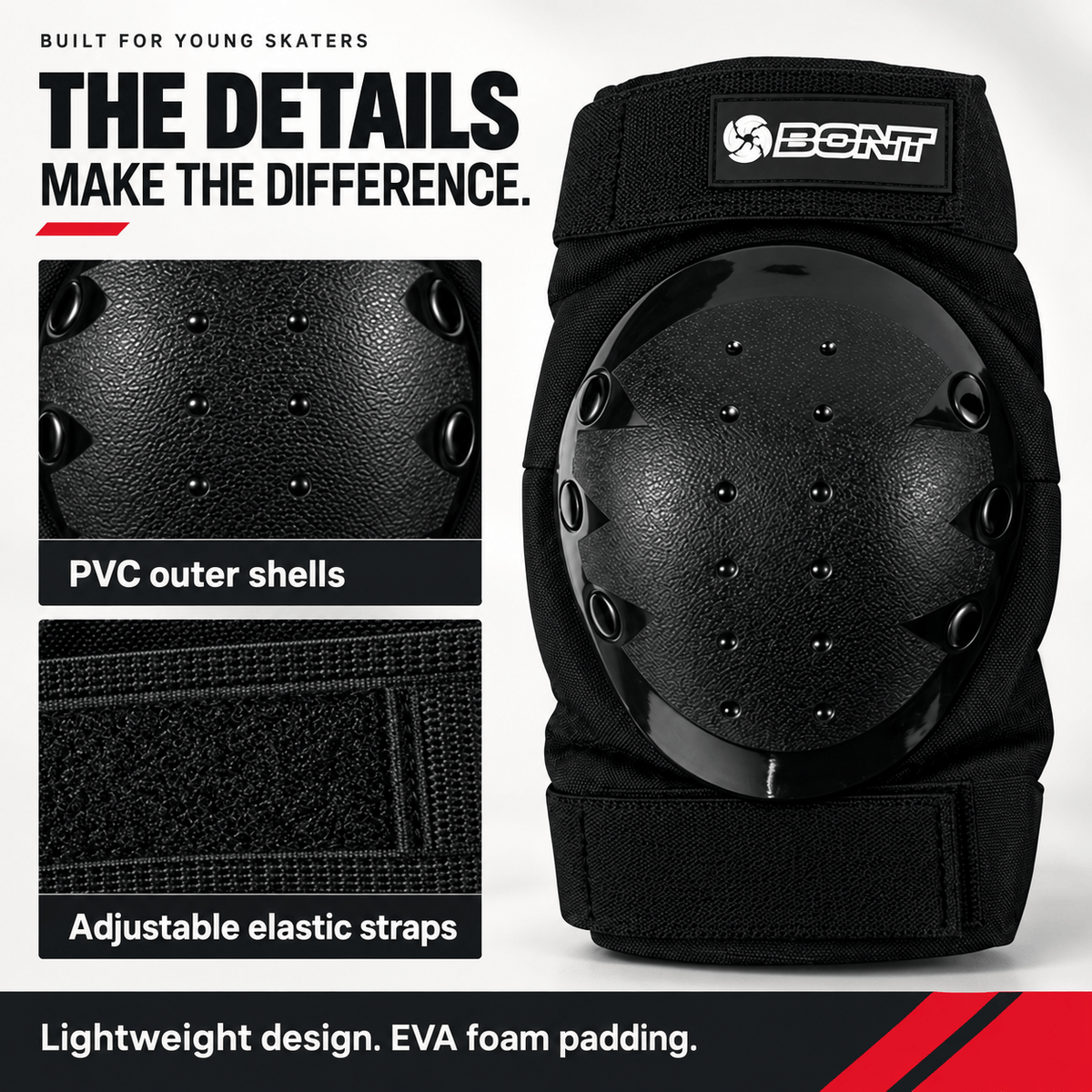 Kids Protective Pads Set: 6-Piece Knee, Elbow, and Wrist Guards