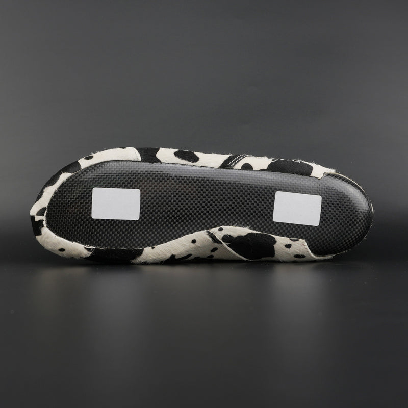 Skater wearing Envy Cow Skin Roller Skates in motion