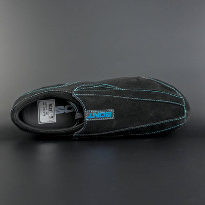 Top-down view showing integrated lace cover and U-shape fit