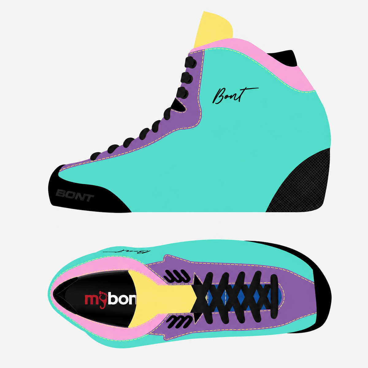 MyBonts Spin Roller Skate Boots