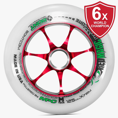 Red Magic 125mm Hardcore 2.0 Inline Skate Wheel X-Firm