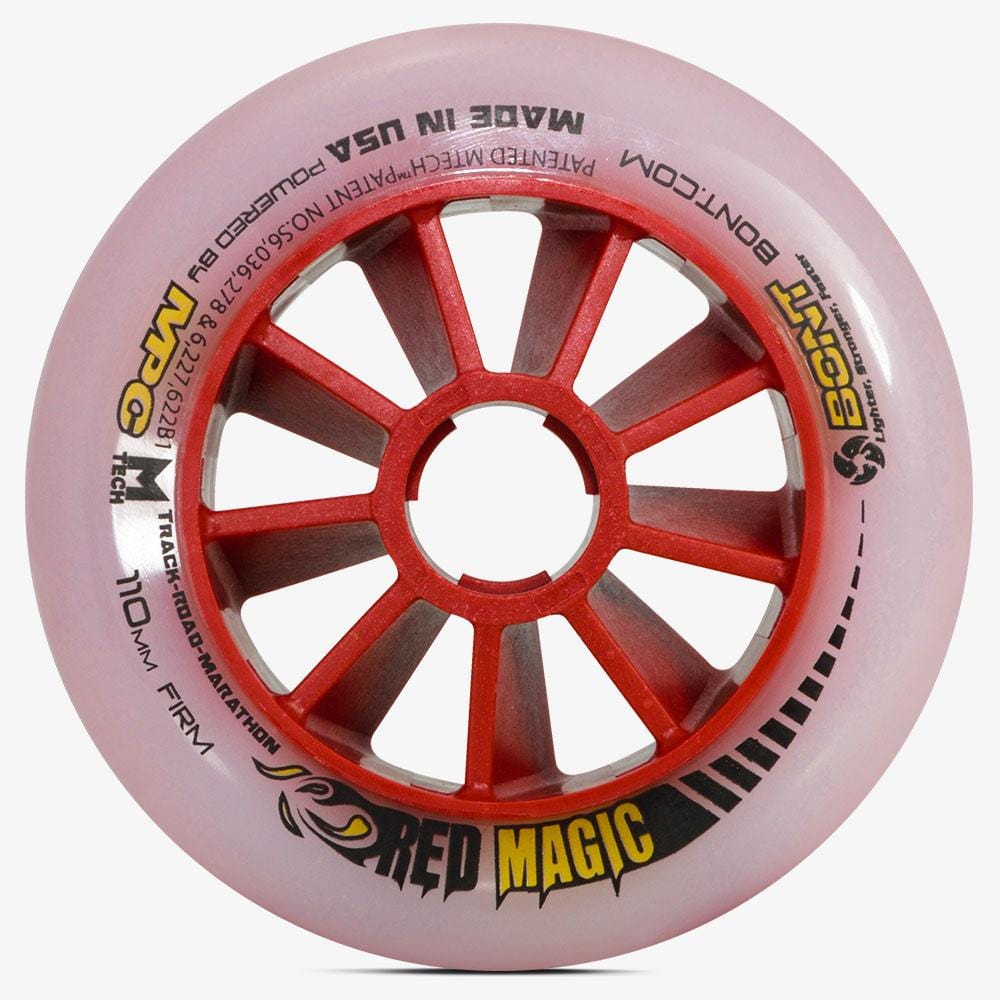 Red Magic Inline Speed Skate Wheel 90mm 100mm 110mm – Bont Skates ...