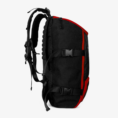 black-red skate backpack