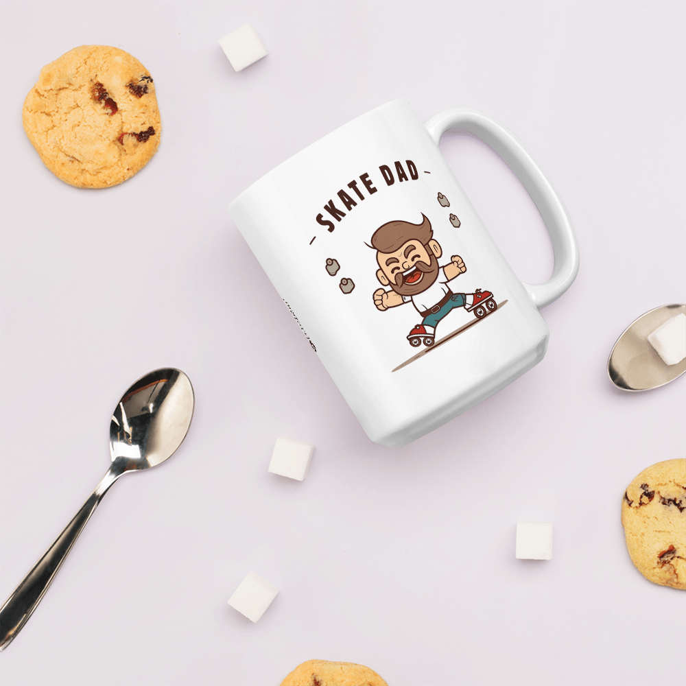 Skate Dad Roller Skate Mug