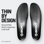 Thin by Design: ground feel, direct response, and less bulk from heat-moldable EVA skate insoles.