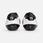 Rear angle showing the low-cut U-shaped ankle profile and secure heel shape